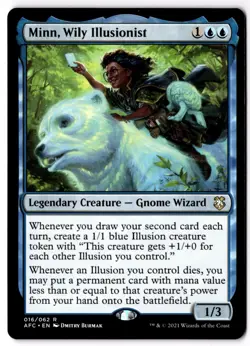 Minn, Wily Illusionist R Commander: Adventures in the Forgotten Realms 16 NM - Image 1