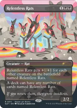 Relentless Rats (0011) [SLP - 11] - NM [Normal] TCG MTG - Image 1