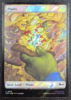 Plains 0310 Surge Foil MTG: Teenage Mutant Ninja Turtles NM - Image 1