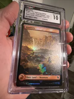 MTG Final Fantasy English Mountain Chocobo Tracks Foil FFXI Graded CGC 10 Gem 🔥 - Image 1