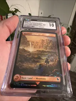 MTG Final Fantasy English Mountain Chocobo Tracks Foil FFXI Graded CGC 10 Gem 🔥 - Image 2