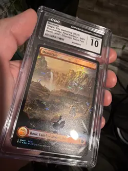 MTG Final Fantasy English Mountain Chocobo Tracks Foil FFXI Graded CGC 10 Gem 🔥 - Image 3