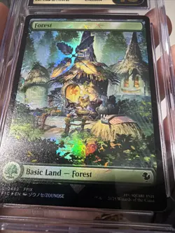 Forest (Chocobo Track Foil) Final Fantasy IX MTG CGC Pristine 10 Pop 1 💎 - Image 3