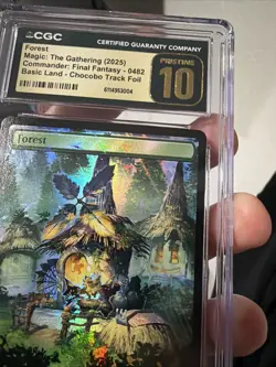 Forest (Chocobo Track Foil) Final Fantasy IX MTG CGC Pristine 10 Pop 1 💎 - Image 4