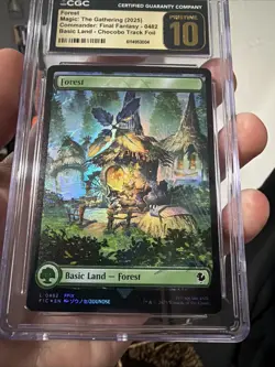 Forest (Chocobo Track Foil) Final Fantasy IX MTG CGC Pristine 10 Pop 1 💎 - Image 5