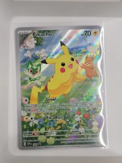 Pokemon Pikachu TCG SVP088 Black Star Promos Full Art Holo Card - Image 1
