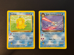 Pokemon TCG Dark Psyduck + Golduck Team Rocket 37/82 Non Holo Uncommon NM/LP - Image 1