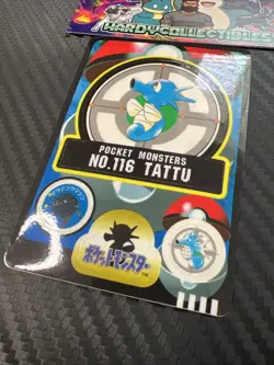 Horsea No.116 Pokemon Sealdass Card Carddass 1998 TCG CCG Nintendo Japanese NM - Image 3