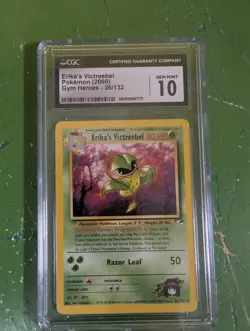 Pokemon Erika's Victreebel 26/132 Gym Heroes CGC 10 Gem Mint Pokemon English - Image 1