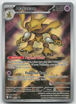 Alakazam - (Pokemon Center Exclusive) Holo ME: Mega Evolution Promo MEP009 NM - Image 1