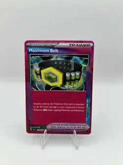 Pokemon Maximum Belt 117/131 Prismatic Evolutions Ace Spec Rare - NM - Image 1