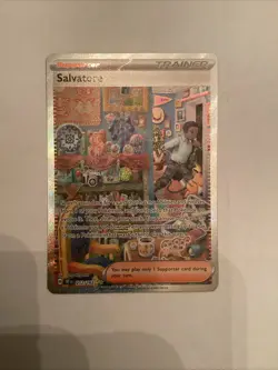 Salvatore 212/162 Special Illustration Rare Temporal Forces Pokemon - Image 1