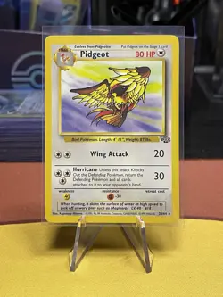 Pokemon TCG Pidgeot 08/64 Jungle Non Holo Rare 1999 WOTC Unlimited - Image 1