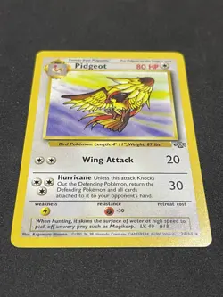 Pokemon TCG Pidgeot 08/64 Jungle Non Holo Rare 1999 WOTC Unlimited - Image 3