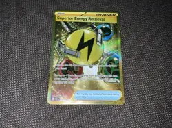 SUPERIOR ENERGY RETRIEVAL 277/193 PALDEA EVOLVED POKEMON HYPER GOLD SECRET RARE! - Image 1