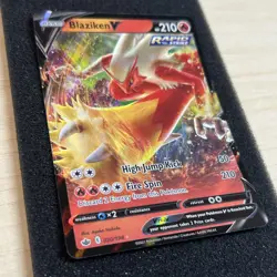 Pokemon TCG Blaziken V Sword & Shield Chilling Reign 020/198 Holo Ultra Rare NM - Image 2