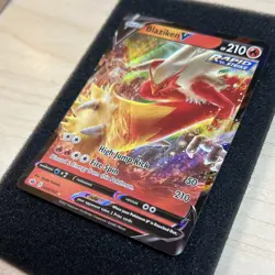 Pokemon TCG Blaziken V Sword & Shield Chilling Reign 020/198 Holo Ultra Rare NM - Image 3