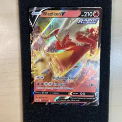 Pokemon TCG Blaziken V Sword & Shield Chilling Reign 020/198 Holo Ultra Rare NM - Image 4