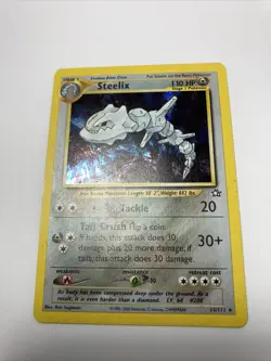 2000 Pokemon Neo Genesis Steelix Holo Rare #15/111 - Image 1