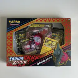 Pokemon TCG Sword & Shield Crown Zenith Collection Regieleki V Collection Box - Image 1