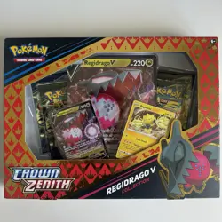 Pokemon TCG Sword & Shield Crown Zenith Collection Regieleki V Collection Box - Image 3