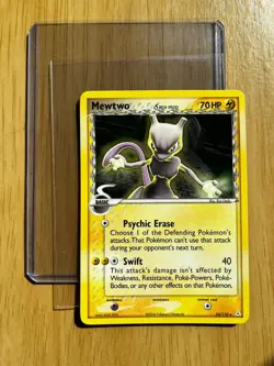 Pokemon TCG MEWTWO 24/110 EX Holon Phantoms. Normal. (Electric Version). NM/M - Image 3