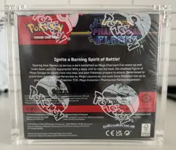 Pokemon Center Phantasmal Flames Booster Box Factory Sealed w/Acrylic Case - Image 3