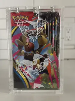Pokemon Center Phantasmal Flames Booster Box Factory Sealed w/Acrylic Case - Image 5
