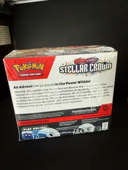 Scarlet and Violet stellar crown booster box sealed Pokemon TCG - Image 3