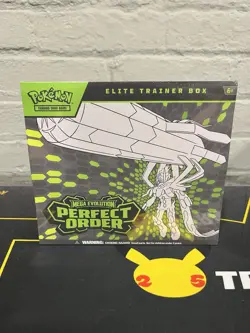 NEW Pokemon Mega Evolution PERFECT ORDER ETB Elite Trainer Box ME3 FREE SHIP - Image 1