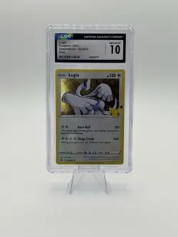 2021 POKEMON CELEBRATIONS HOLO #022/025 LUGIA CGC 10 GEM MINT - Image 1