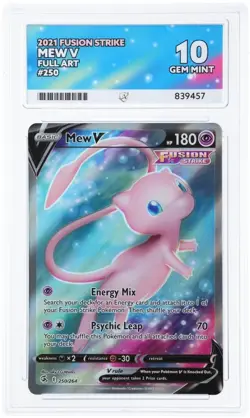 Pokemon TCG: Mew V 250/264 - SWSH Fusion Strike ACE 10 (perfect subs) - Image 1