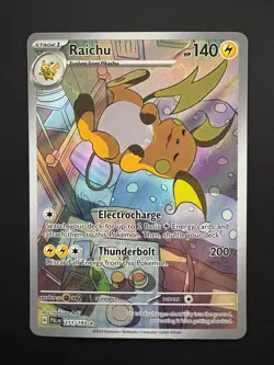 Raichu 211/193 Pokemon Paldea Evolved Illustration Rare Near Mint (NM) 2023 - Image 1