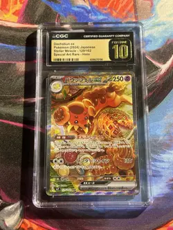 Pokemon Japanese 2024 Dachsbun ex 129/102 Stellar Miracle CGC 10 Pristine - Image 1