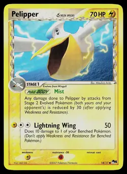 Pokemon Card - Pelipper POP Series 5 14/17 Common - Image 1