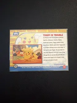 Pokemon Topps Mewtwo Strikes Back Togepi in trouble #45 Pikachus vacation - Image 2