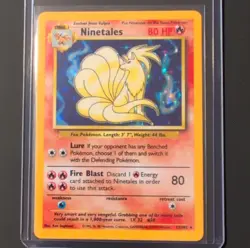 Pokemon TCG Ninetales Base Set 012/102 Holo Rare 1999 Stage 1 80HP - Image 1