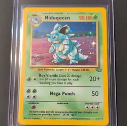 Pokemon TCG Nidoqueen Jungle 7/64 Holo Rare Unlimited 1999 Stage 2 90HP - Image 1
