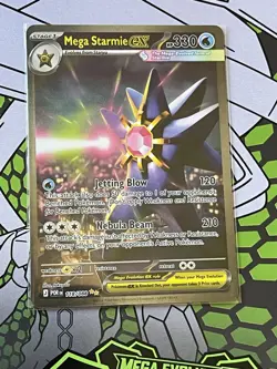 Pokemon TCG Perfect Order Mega Starmie ex SIR 118/088 NM - Image 1