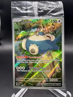 Snorlax 051 BLACK STAR PROMO SEALED SV 151 HOLO NM Pokemon Card - Image 1