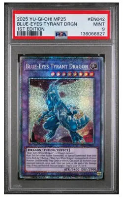 Tyrant Burst Dragon Starlight Rare Yu-Gi-Oh PSA 9 MP25-EN042 - Image 3