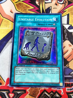 Unstable Evolution tdgs-en060 1st Edition (NM+) Super Rare Yu-Gi-Oh! - Image 1