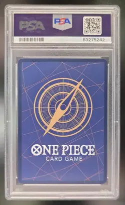 2023 One Piece Gaming Kingdoms of Intrigue Monkey D. Luffy #OP04-014 PSA 10 - Image 2