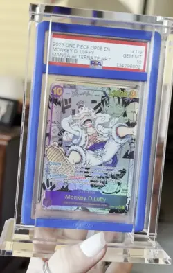 Monkey.D.Luffy (Alternate Art Manga) OP05-119 Awakening of the New Era 2023 Foil - Image 2