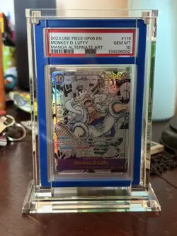 Monkey.D.Luffy (Alternate Art Manga) OP05-119 Awakening of the New Era 2023 Foil - Image 4