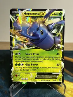 Heracross EX 4/111 XY Furious Fists Holo Ultra Rare 2014 Pokemon Card - Image 1