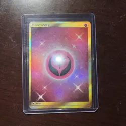 Pokemon Fairy Energy Full Art Holo Card 169/147 Burning Shadows Gold Secret Rare - Image 3