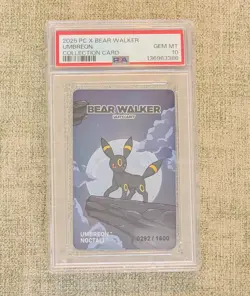 Pokemon 2025 Bear Walker - Umbreon Collection Card - PSA 10 - Image 1