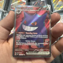 Pokemon TCG Card Temporal Forces 193/162 Gengar ex NM - Image 1