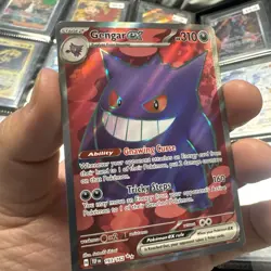 Pokemon TCG Card Temporal Forces 193/162 Gengar ex NM - Image 3